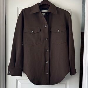 Wilfred Ganna Heather Rich Cocao Jacket